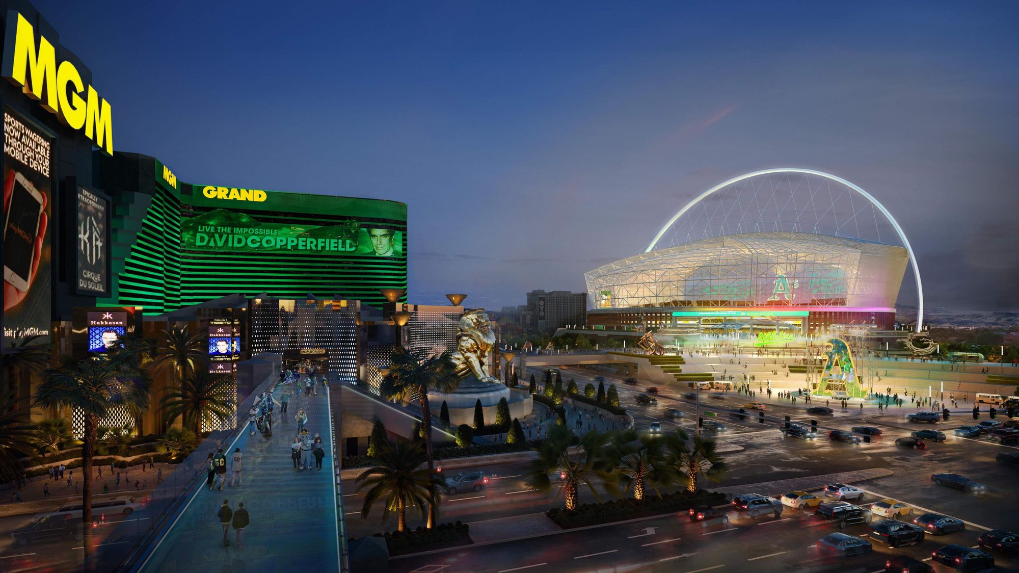 Athletics Release First Renderings of Club's Proposed New Ballpark in Las Vegas