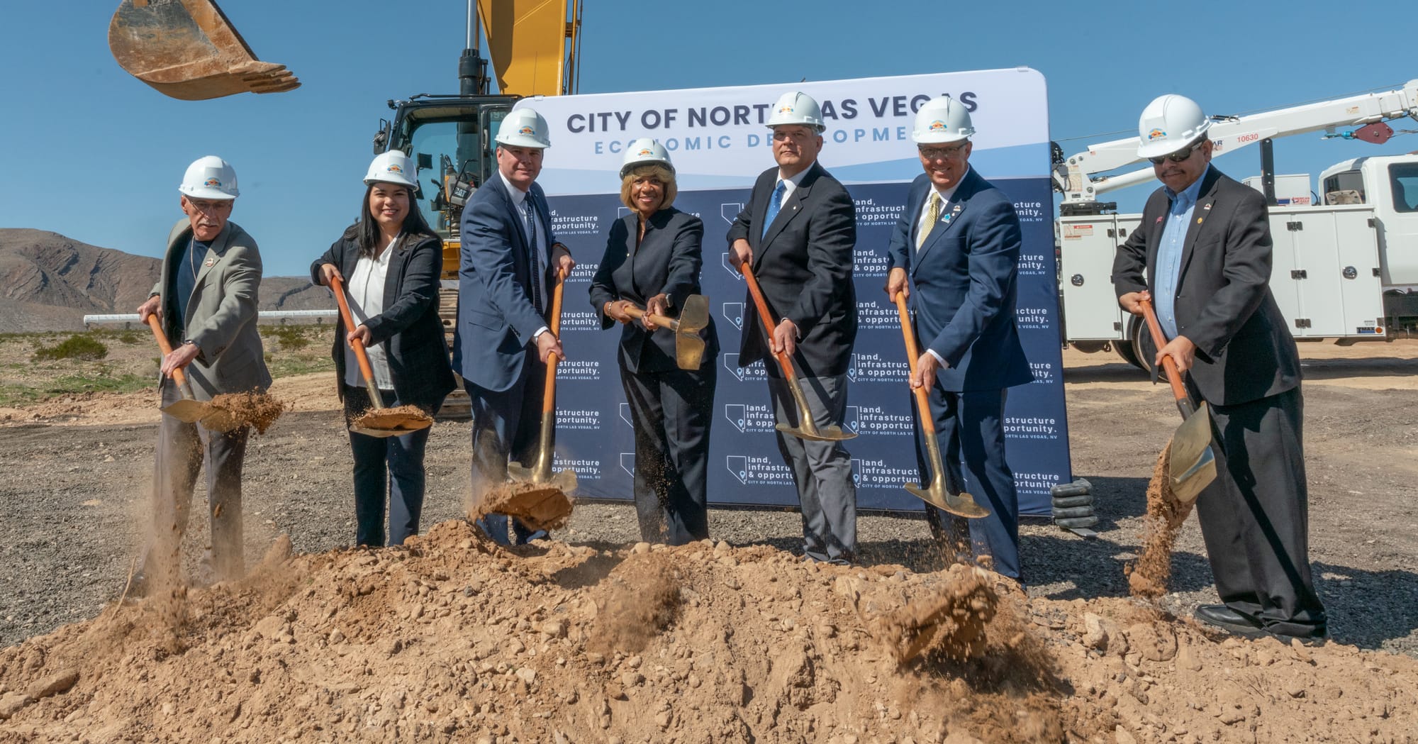 City of North Las Vegas and Southern Nevada Water Authority Break Ground on Water System in Apex
