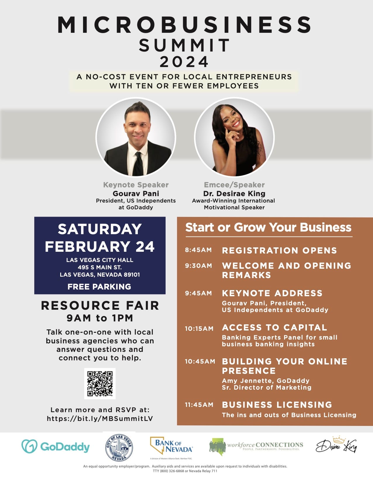 Free Microbusiness Summit on February 24 at Las Vegas City Hall