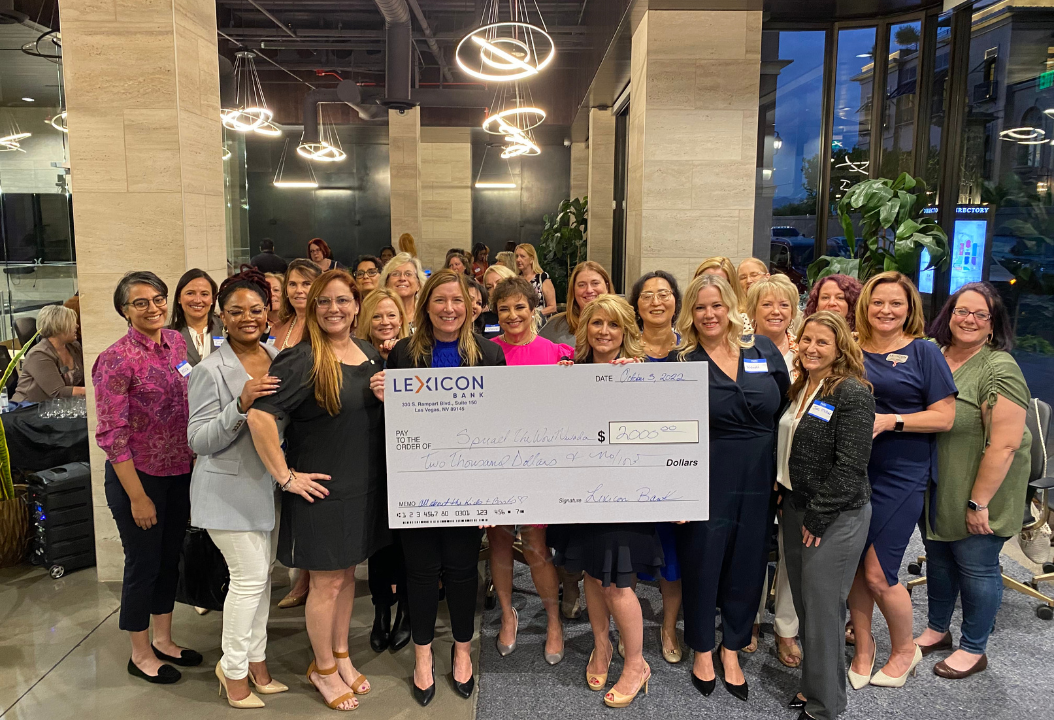 Lexicon Bank Donates Books and Helps Fund Spread the Word Nevada