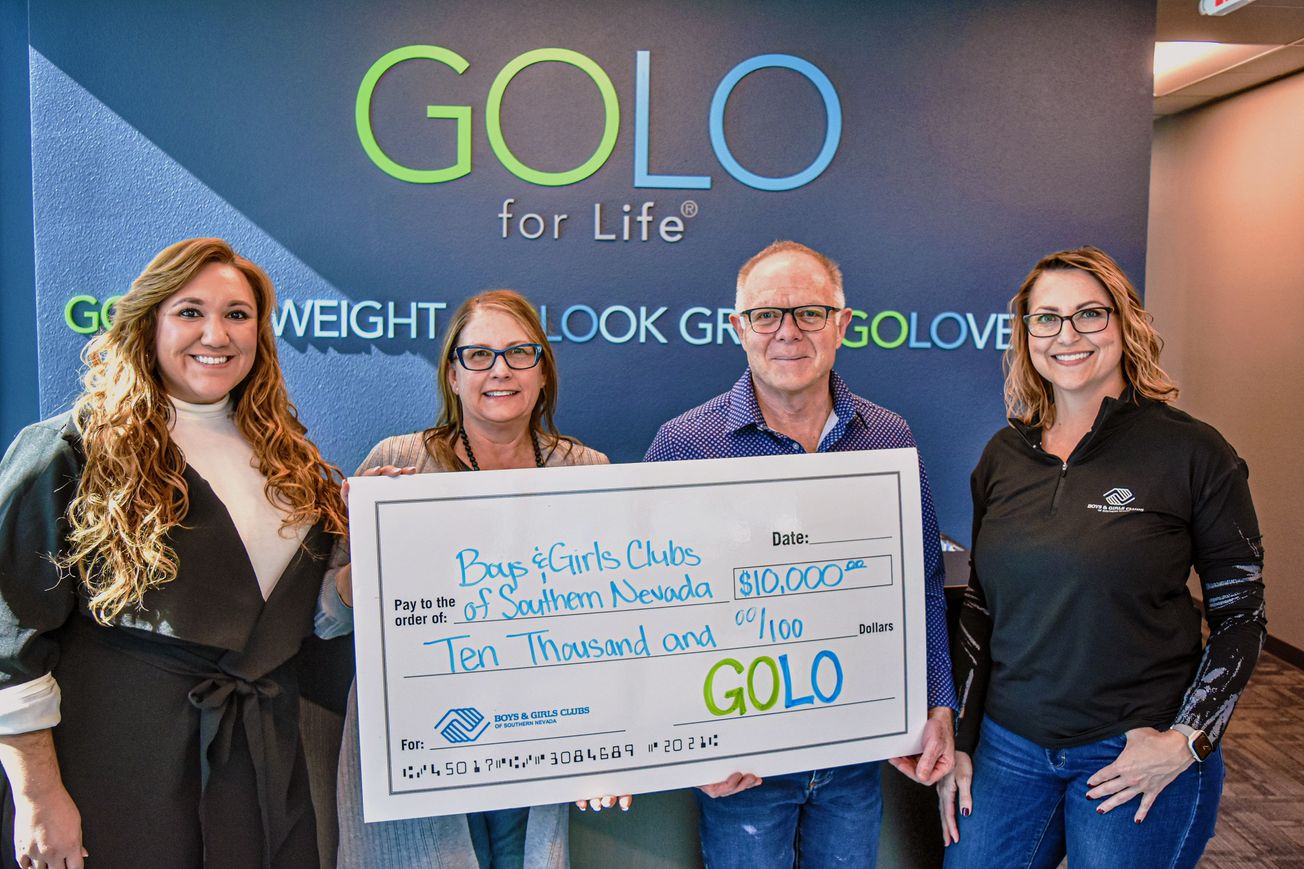 GOLO Provides $10,000 Donation to Support the Boys & Girls Clubs of Southern Nevada